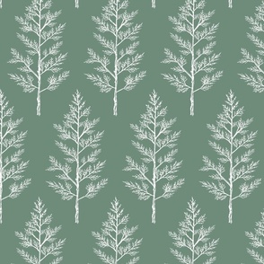 Green Trees for Forest Themed Nursery Wallpaper, Bedding, Sheets, & Decor