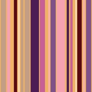 Basic Stripe-Multi-colored Varying Width Stripes-M.Gustave-Grand Budapest Palette