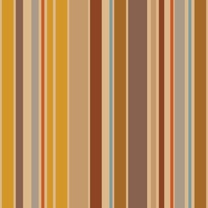 Basic Stripe-Multi-colored Varying Width Stripes-Supermarket-Fantastic M.Fox Palette