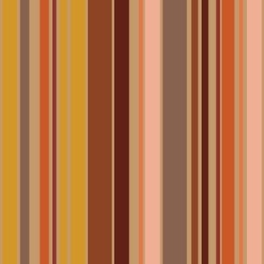 Basic Stripe-Multi-colored Varying Width Stripes-You are Glowing-Fantastic M.Fox Palette