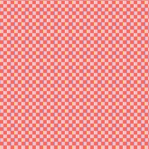 MEMPHIS CHECK - CORAL