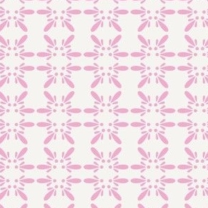 Bursting in pink and white - coordinate print