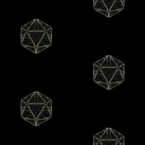 geo night - icosahedron