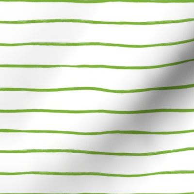 Wobbly green lines