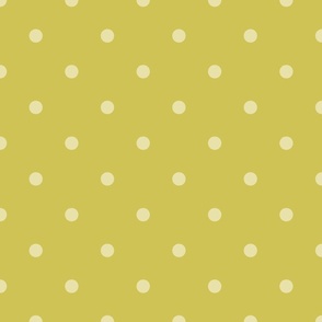 Medium // yellow polka dot