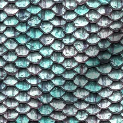 Mermaid Scales - Aqua