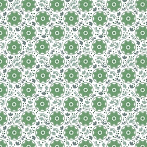Light Green Botanical Pattern