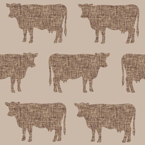 taupe + topaz cows