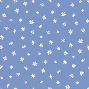 Ditsy Daisies - Periwinkle