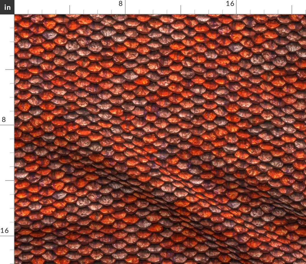 Mermaid Scales - Orange