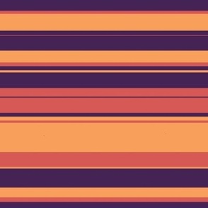 Lines and stripes in warm sunset and sunrise triadic palette