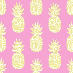 Patterned Pineapples