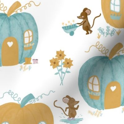 mice and pumpkins (large scale)