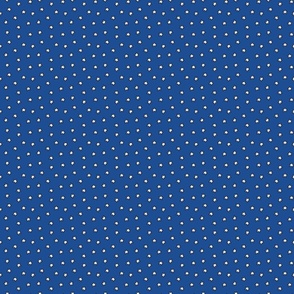 Patriotic Stars Blue Background - Small Scale