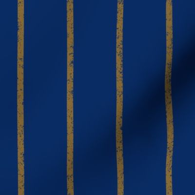 BHMN3 - Medium Brown Pinstripes, Drawn with Digital Chalk,  on Dark Blue Ground - 1/4 inch pinstripes
