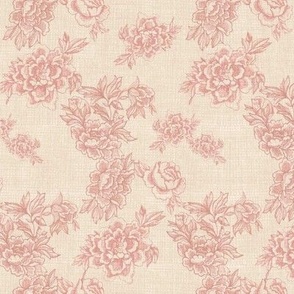 Toile de Jouy Peonies 