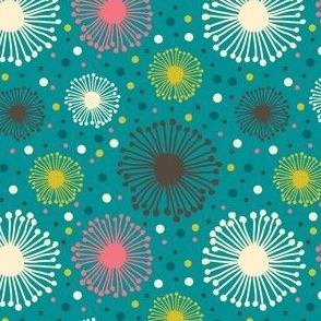 2766 A Small - abstract shapes / fireworks
