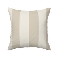 Bold Wide Thick Stripes | Bone Beige, Creamy White | Stripe