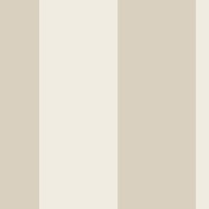 Bold Wide Thick Stripes | Bone Beige, Creamy White | Stripe