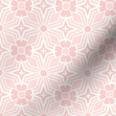 Midcentury Modern Retro Geometric | Medium Scale | Pink Shades