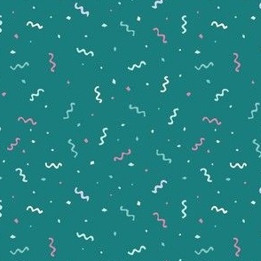 Confetti Teal