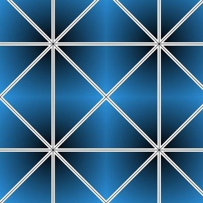 Blue Geometric Squares