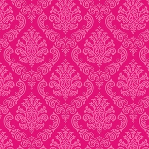 Pink on pink Damask 