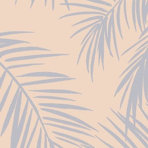 Palm Shadows - Sunset Pink Blush