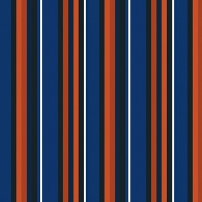 Stripes Blue and orange