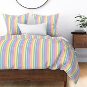 Pattern Clash - Bright Pastel Rainbow Polka Dot Gingham Washi Stripes - extra small