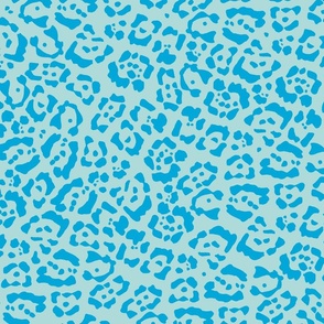 (M) The quiet and energetic Cats of the Night, animal print,  pantone 6120