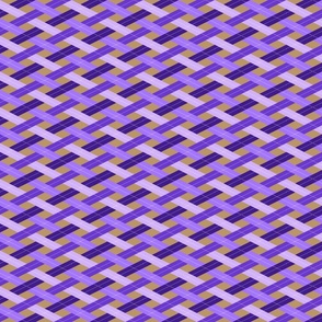 Rainbow Weave - purple