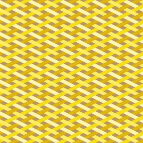 Rainbow Weave - yellow