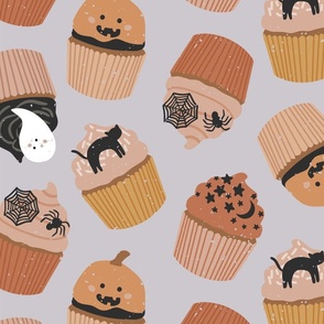 Spooky Cupcakes-Lavender- LARGE