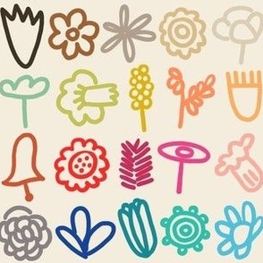 Flower doodles