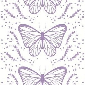 Butterfly pencil drawing, HALF DROP,  available in different colors