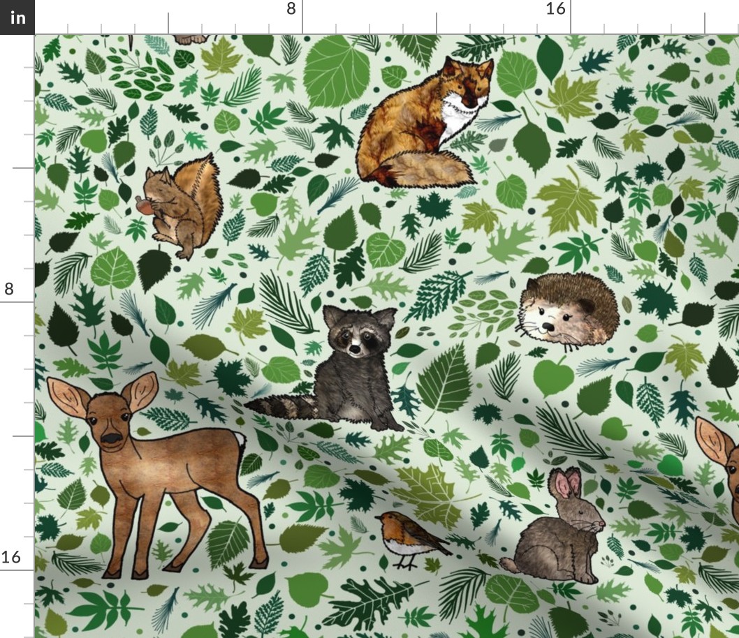 Woodland Animal Friends (large scale)   