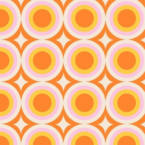 Groovy Dots Orange -Jumbo