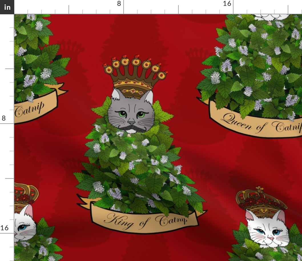 King and Queen of Catnip (large scale) 