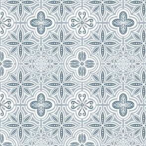Talavera Style Tile - Steady Blue (small scale)