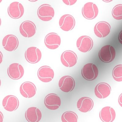 (small scale) tennis balls bright pink  - LAD23
