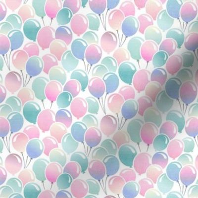 XXS Pink Purple Teal Balloons - Birthday Happy Cheerful Colorful Festive Bright Children Kids Unisex