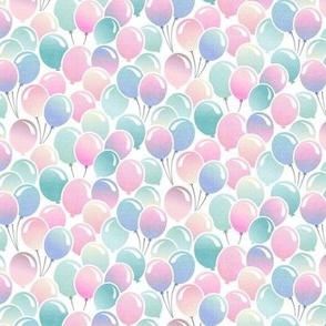 XXS Pink Purple Teal Balloons - Birthday Happy Cheerful Colorful Festive Bright Children Kids Unisex