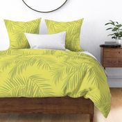 Palm Shadows - Lime Yellow