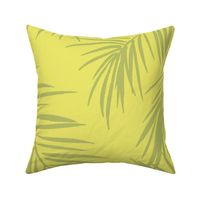 Palm Shadows - Lime Yellow