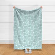 Normal scale // Confetti vertical stripes // white background aqua faux textured dashed lines dinosaur birthday party decor