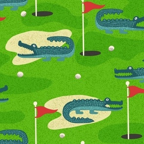 alligator golf course normal scale