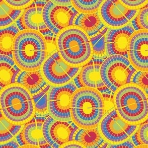 Boho Hippie Rainbow Texture