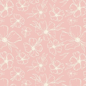 Hand Drawn Flowers_light_coral