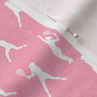 (small scale) Tennis - Women's tennis players - bright pink - LAD23